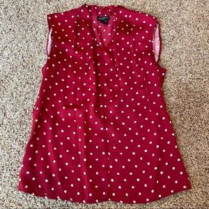 Lord + Taylor Polka Dot Tank Top